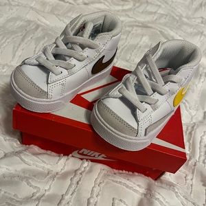 Baby Nike Blazer Mid “77 TD” (brown and yellow check)